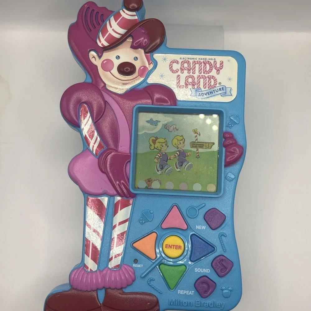 Vintage 1997 CandyLand Adventure Talking Handheld Electronic Game Milton Bradley